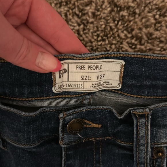 Free People Jeans Frayed 27 - Picture 5 of 8